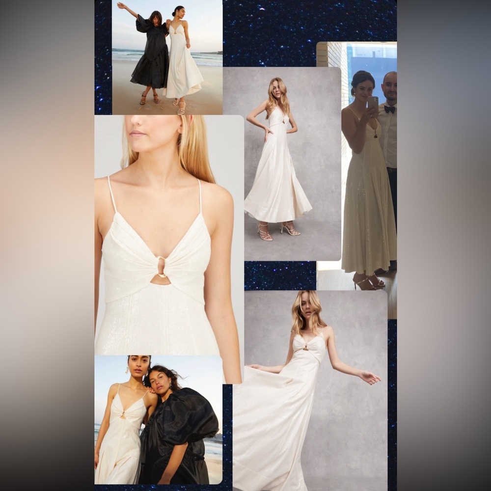 Aje Cream Midi Dress - Picture 8 of 8